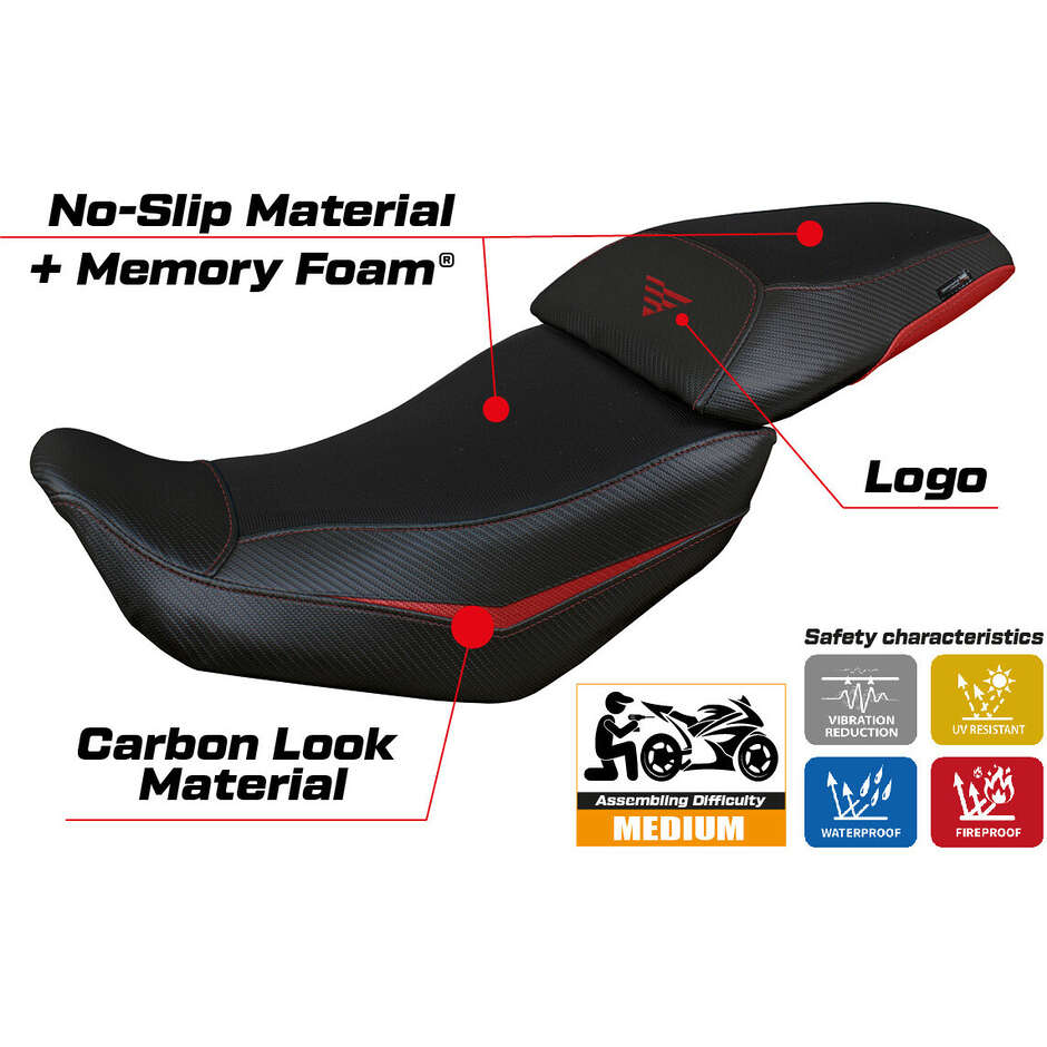TPZ Italia Seat Cover Specific for Voge Valico 500 DS/DSX 2020 - 2024 Model Suining Comfort System