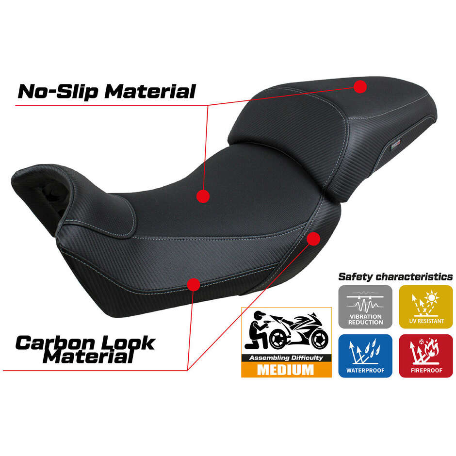 TPZ Italia Seat Cover Specific for Voge Valico 650 DSX 2021 - 2024 Rukla Model