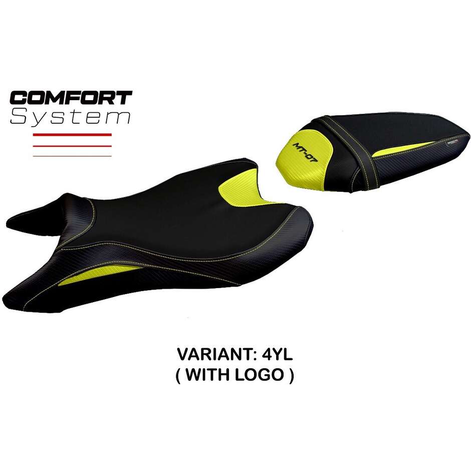 TPZ Italia Seat Cover Specific for Yamaha MT-07 2018 - 2024 Model Sanya Comfort System
