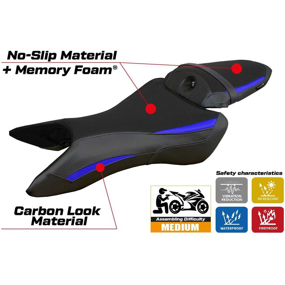 TPZ Italia Seat Cover Specific for Yamaha MT-09 2024-2025 Model Mus Comfort System