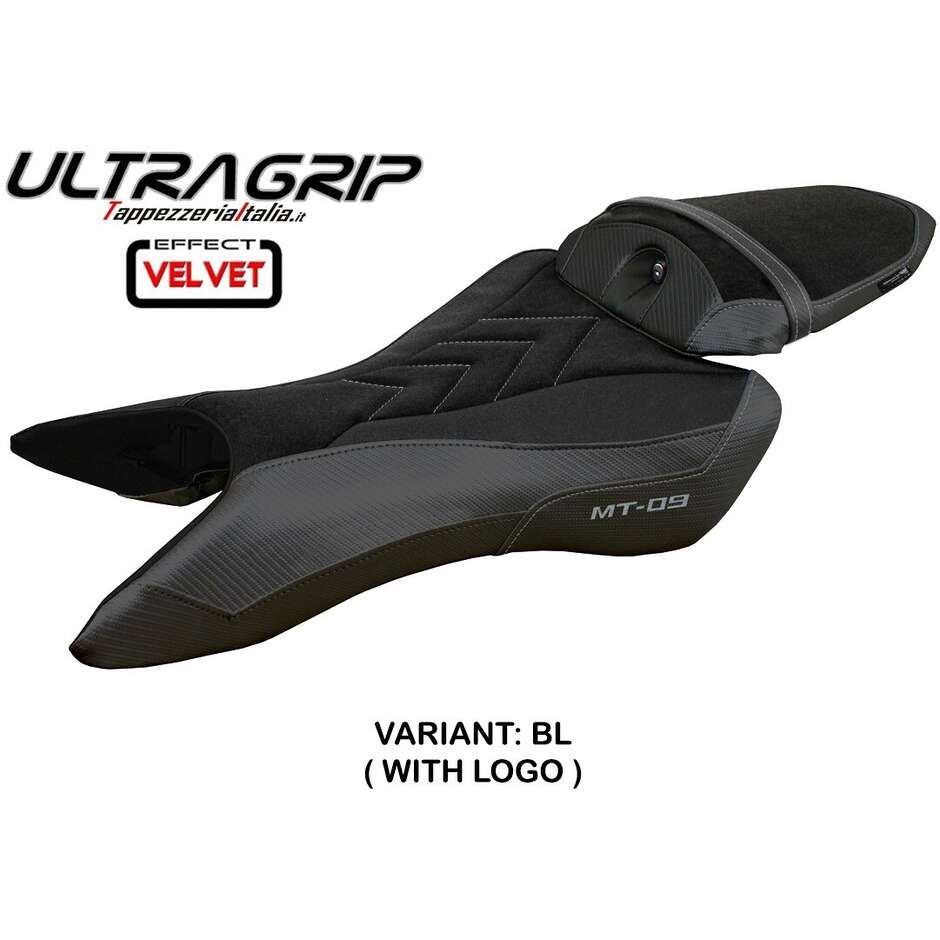 TPZ Italia Seat Cover Specific for Yamaha MT-09 2024-2025 Model Mus Velvet Ultragrip
