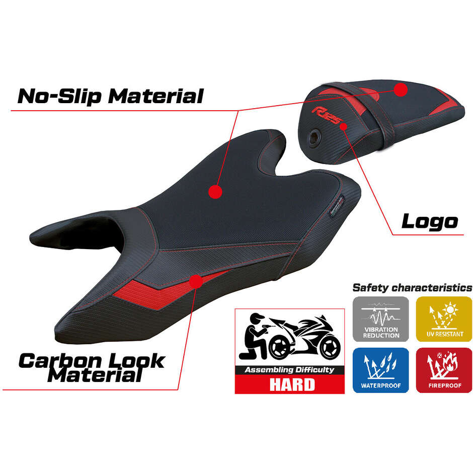 TPZ Italia Seat Cover Specific for Yamaha R125 2019 - 2022 Model Ashwy