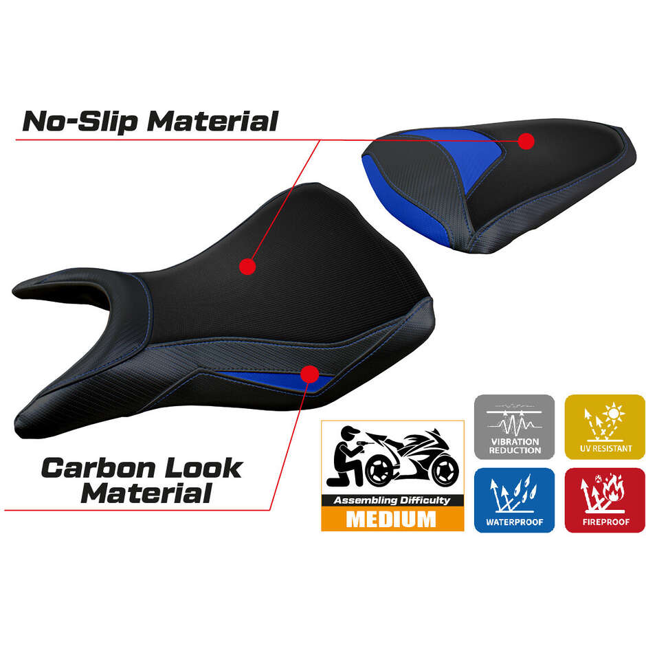 TPZ Italia Seat Cover Specific for Yamaha R25 2014 - 2020 Eraclea Model