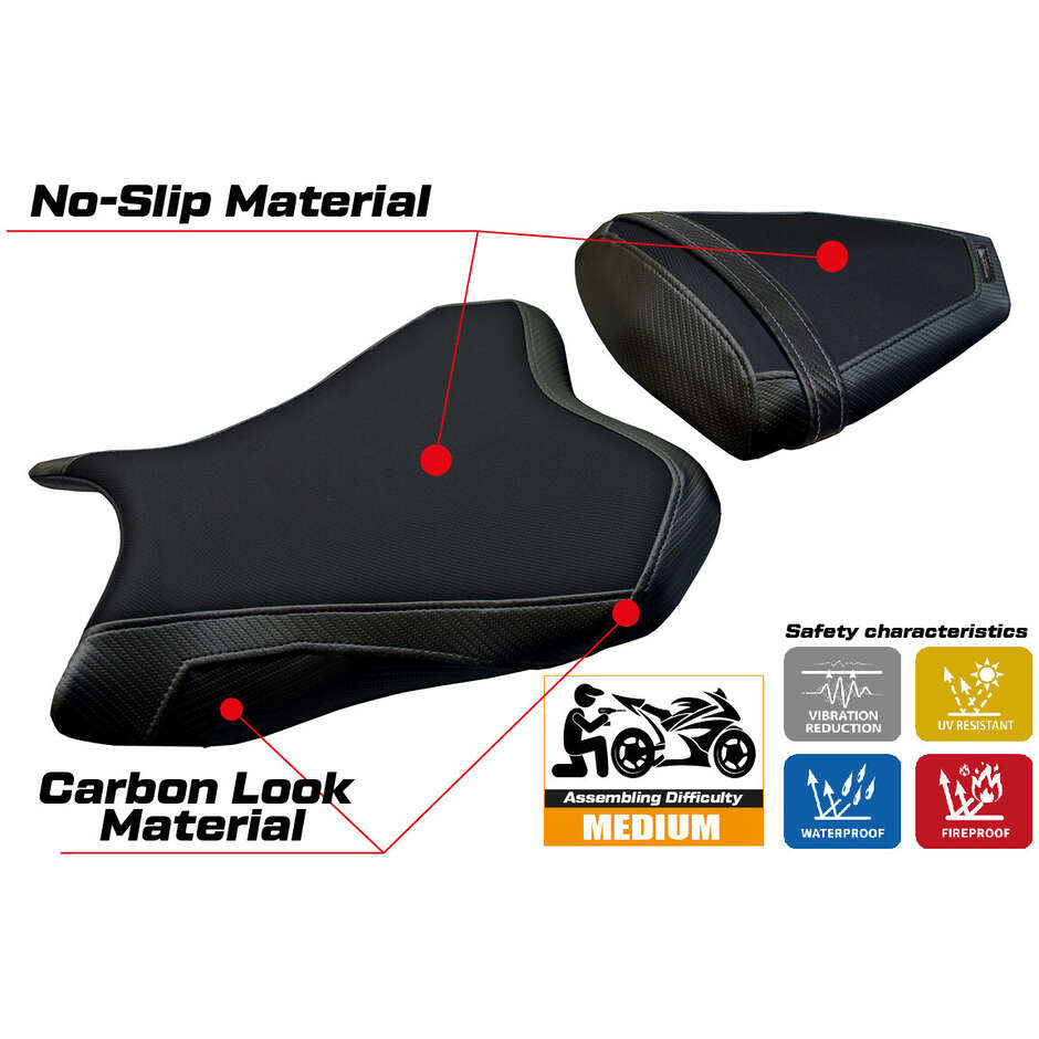 TPZ Italia Seat Cover Specific for Yamaha R6 2006 - 2007 Aichi Model