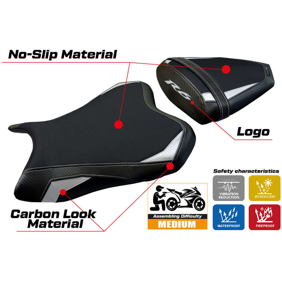 TPZ Italia Seat Cover Specific for Yamaha R6 2006 - 2007 Aichi Model