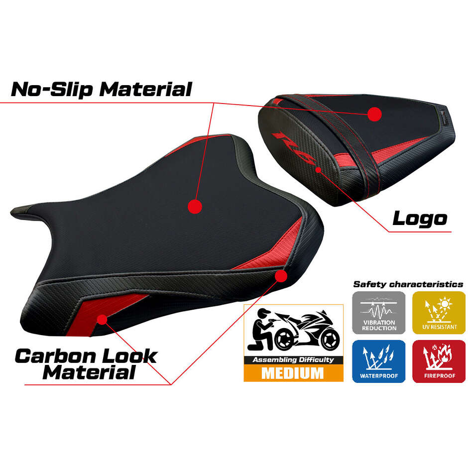 TPZ Italia Seat Cover Specific for Yamaha R6 2006 - 2007 Aichi Model