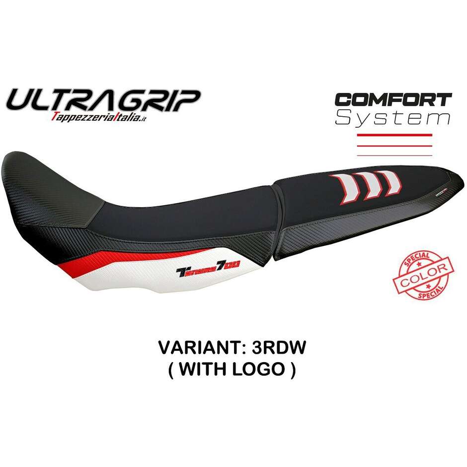 TPZ Italia Seat Cover Specific for Yamaha Tenere 700 2019-2025 Model Gulfi Ultragrip Comfort System