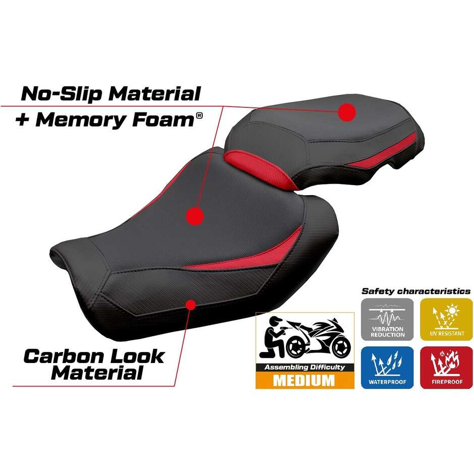 TPZ Italia Seat Cover Specific for Yamaha Tracer 9 / 9 GT 2025 Model Ness Comfort System