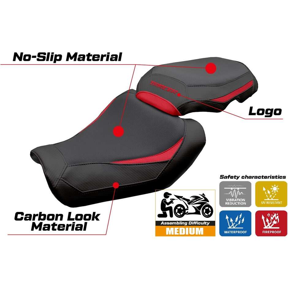 TPZ Italia Seat Cover Specific for Yamaha Tracer 9 / 9 GT 2025 Model Ness