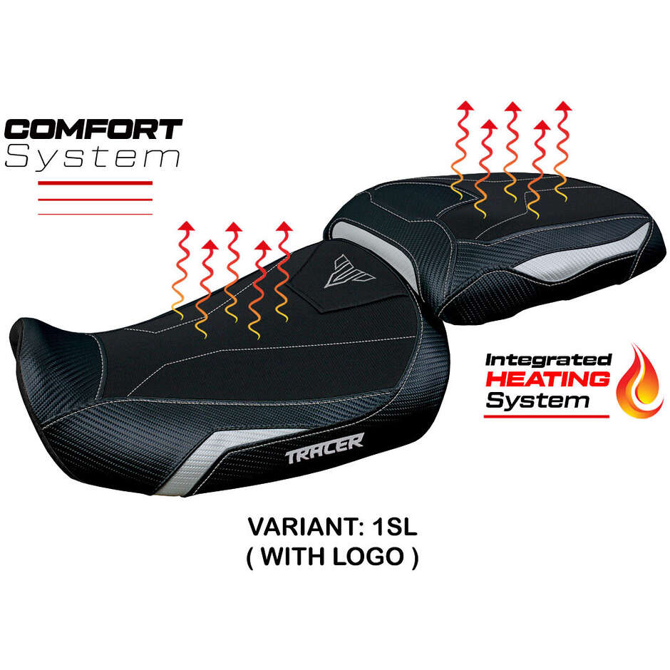 TPZ Italia Seat Cover Specific for Yamaha Tracer 9-9GT 2021 - 2024 - Heating Comfort System