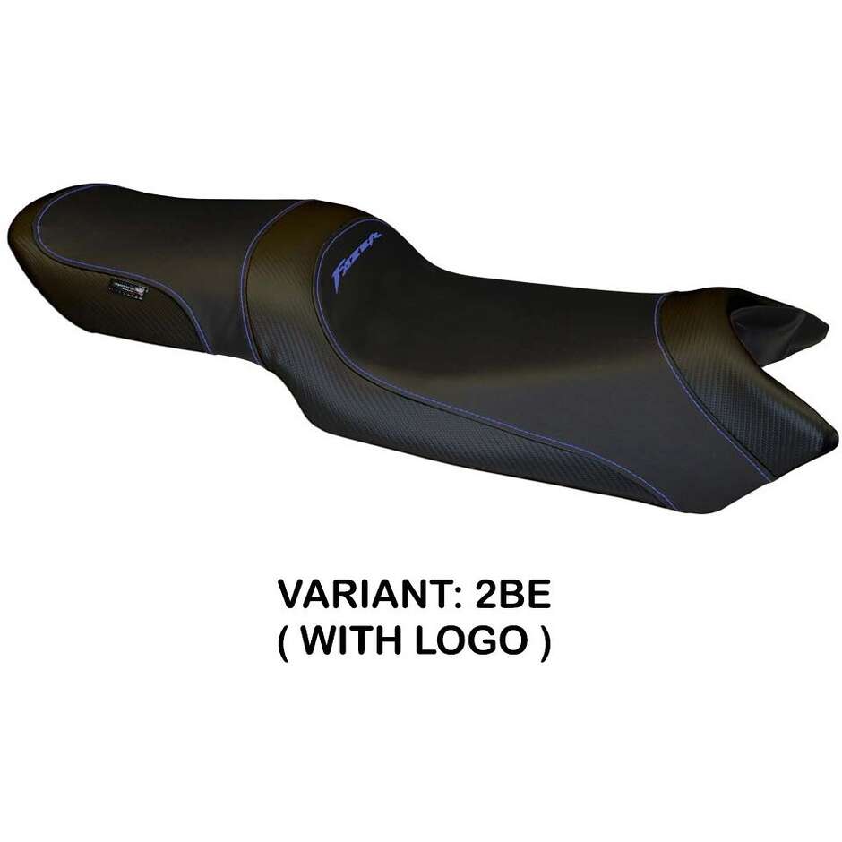 TPZ Italia Sitzbezug, passend für Yamaha FZ6 Fazer (2004–2011), Modell Ivan, Schwarz