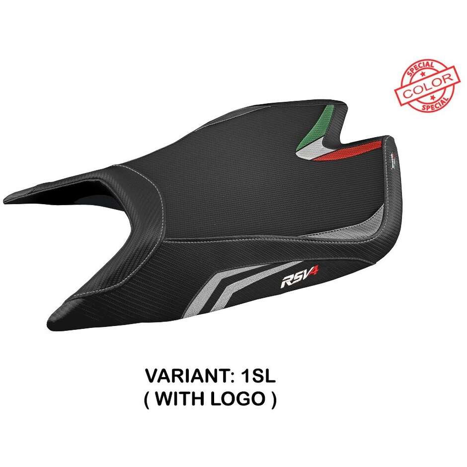TPZ Italia Sitzbezug speziell für Aprilia RSV4 2021-2025 Leon Modell Sonderfarbe