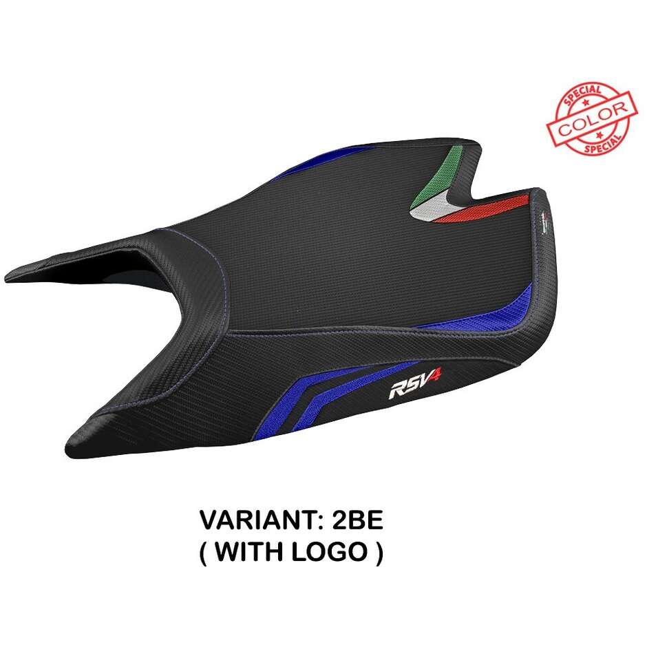 TPZ Italia Sitzbezug speziell für Aprilia RSV4 2021-2025 Leon Modell Sonderfarbe
