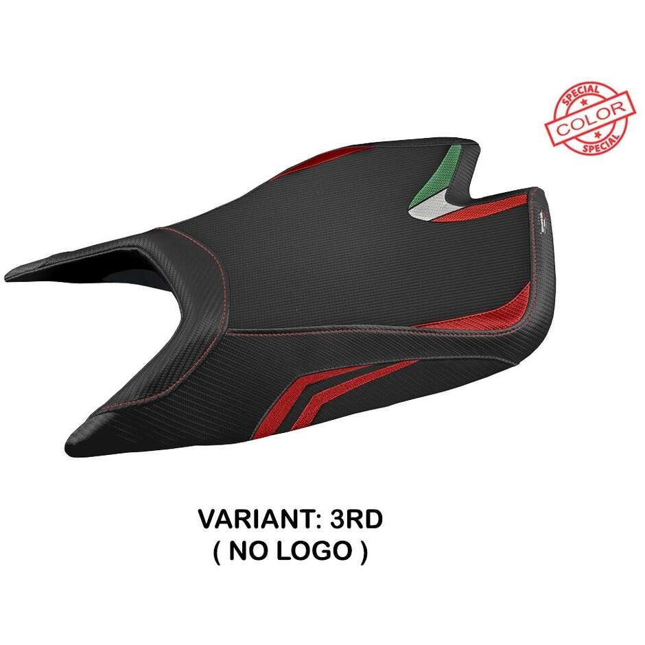 TPZ Italia Sitzbezug speziell für Aprilia RSV4 2021-2025 Leon Modell Sonderfarbe