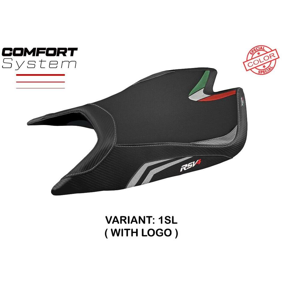 TPZ Italia Sitzbezug speziell für Aprilia RSV4 (2021–2025) und Leon-Modell, Sonderfarbe, Komfortsystem