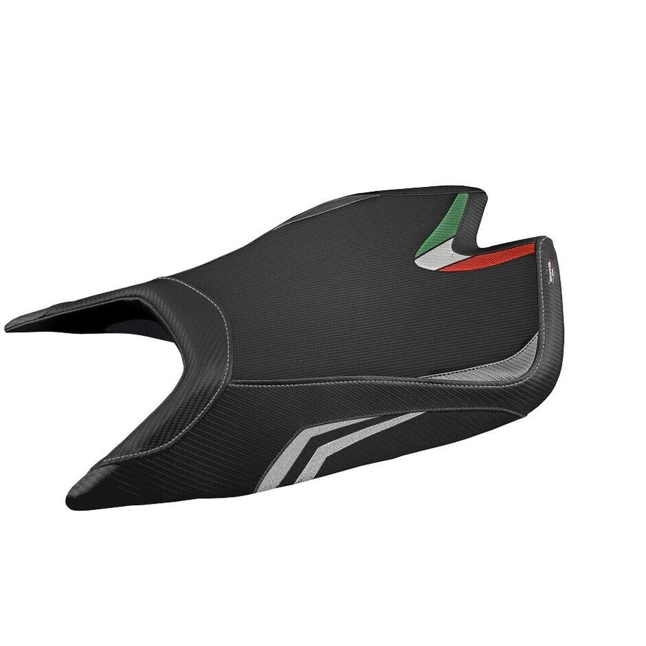 TPZ Italia Sitzbezug speziell für Aprilia RSV4 (2021–2025) und Leon-Modell, Sonderfarbe, Komfortsystem