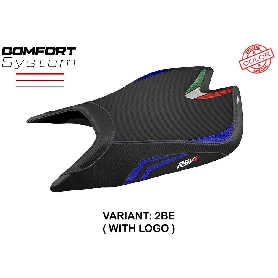 TPZ Italia Sitzbezug speziell für Aprilia RSV4 (2021–2025) und Leon-Modell, Sonderfarbe, Komfortsystem