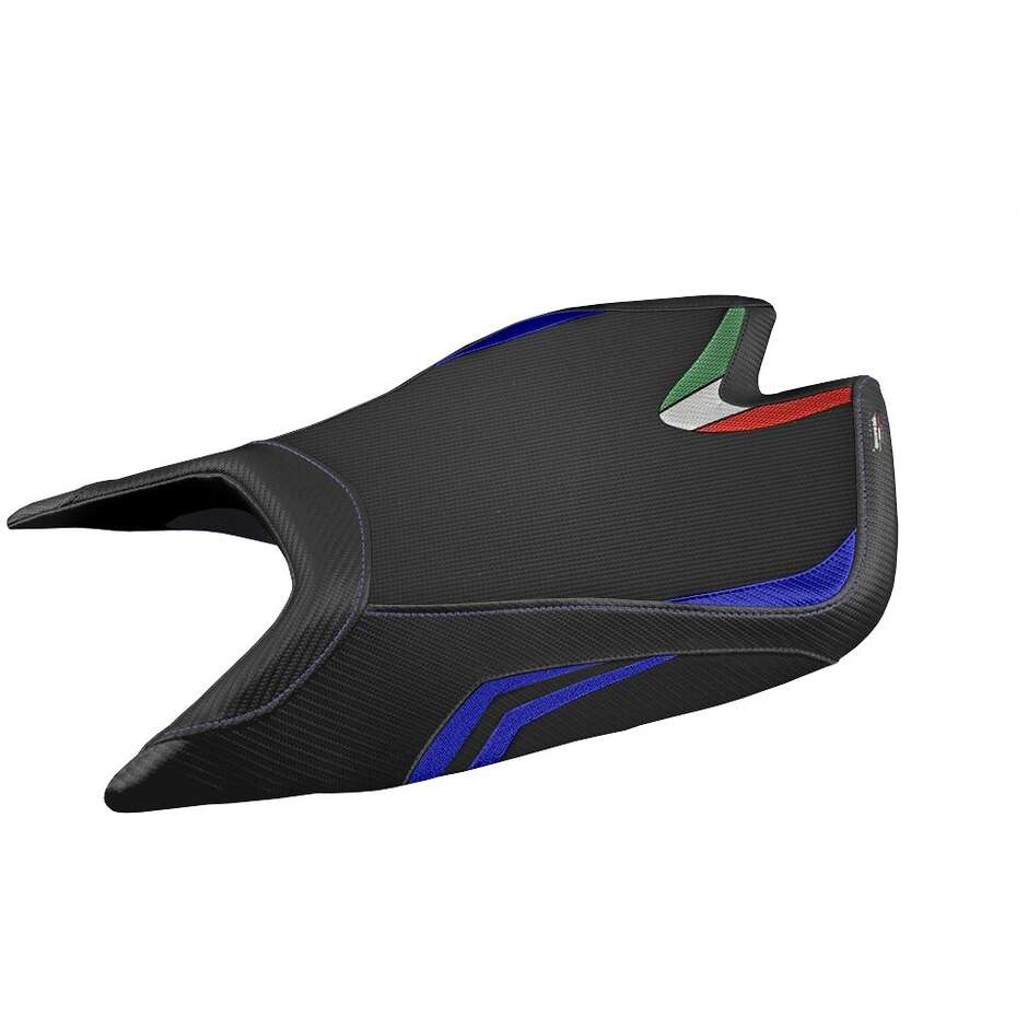 TPZ Italia Sitzbezug speziell für Aprilia RSV4 (2021–2025) und Leon-Modell, Sonderfarbe, Komfortsystem