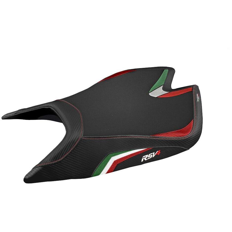 TPZ Italia Sitzbezug speziell für Aprilia RSV4 (2021–2025) und Leon-Modell, Sonderfarbe, Komfortsystem