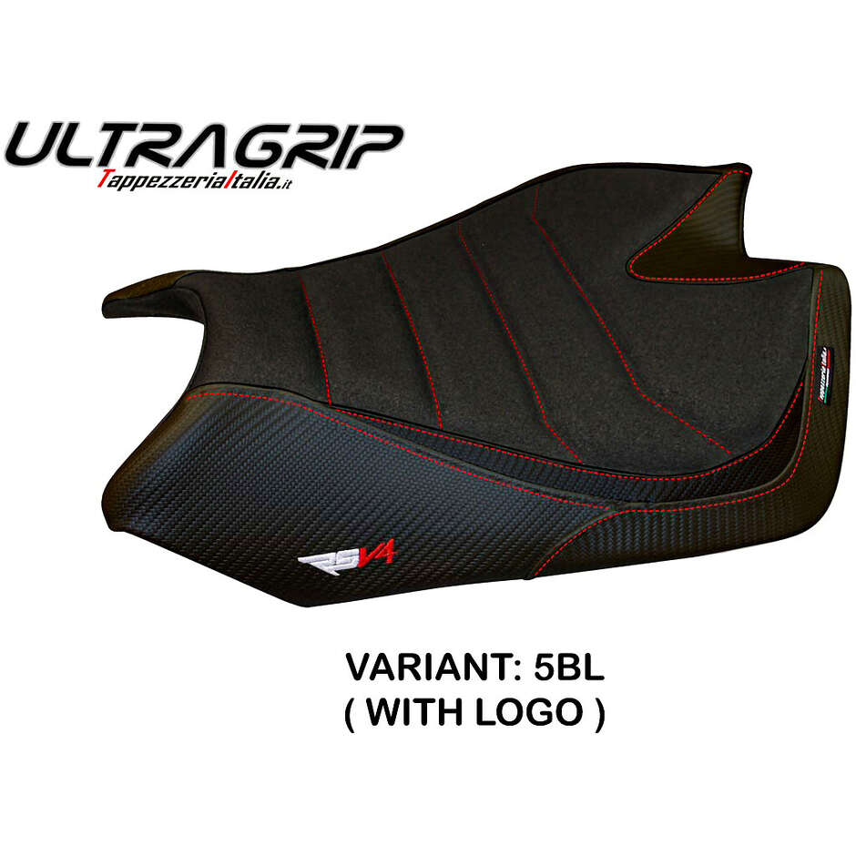 TPZ Italia Sitzbezug speziell für Aprilia RSV4 (Modelljahre 2009–2020) Barrie Ultragrip