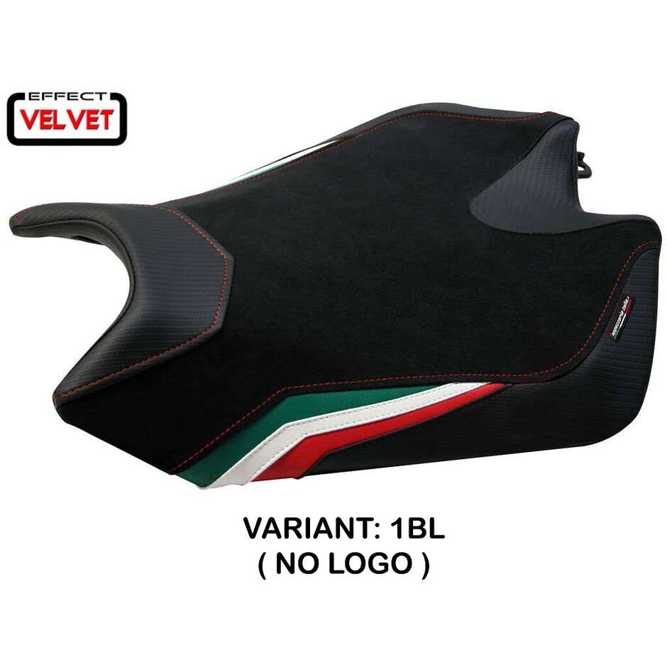 TPZ Italia Sitzbezug speziell für Aprilia RSV4 (Modelljahre 2009–2020), Farbe: Torino Velvet