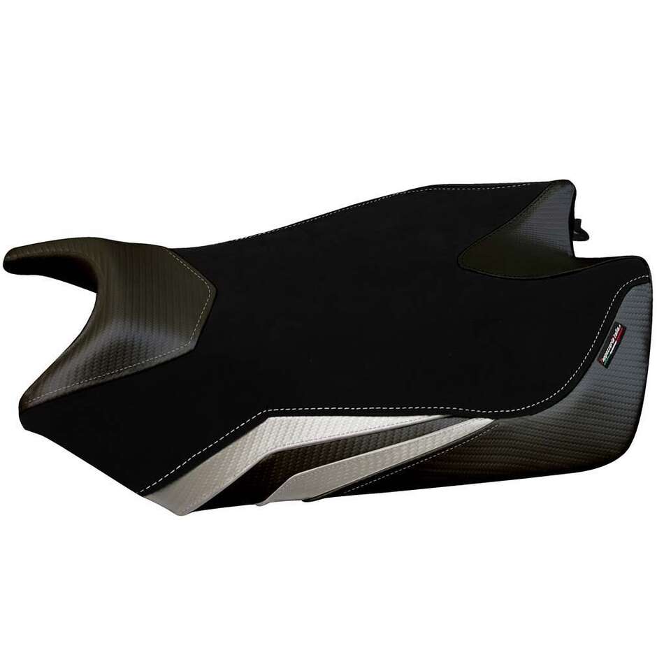 TPZ Italia Sitzbezug speziell für Aprilia RSV4 (Modelljahre 2009–2020), Farbe: Torino Velvet