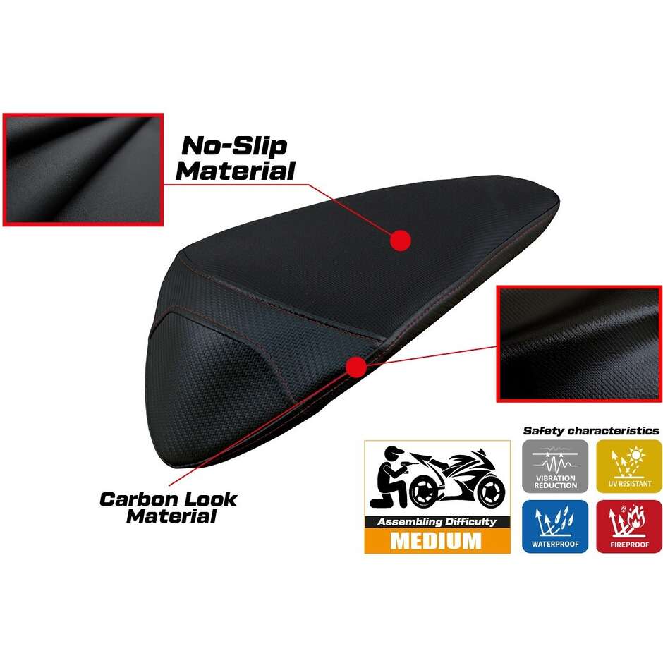 TPZ Italia Sitzbezug speziell für Aprilia RSV4 (Modelljahre 2009–2020)