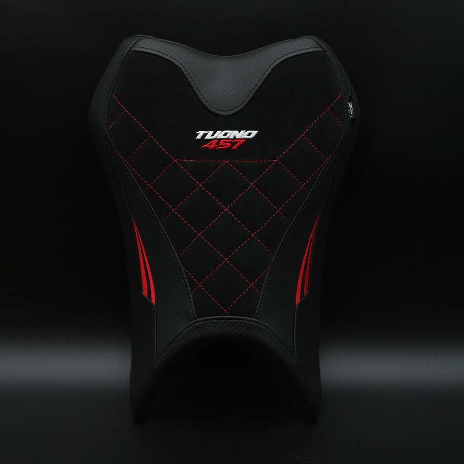 TPZ Italia Sitzbezug speziell für Aprilia Tuono 457, Modell 2025, Vignesh Velvet Special Edition