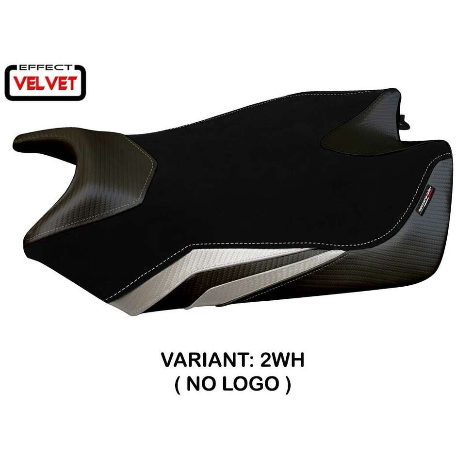 TPZ Italia Sitzbezug speziell für Aprilia Tuono V4 2011-2020 Modell Coen Velvet