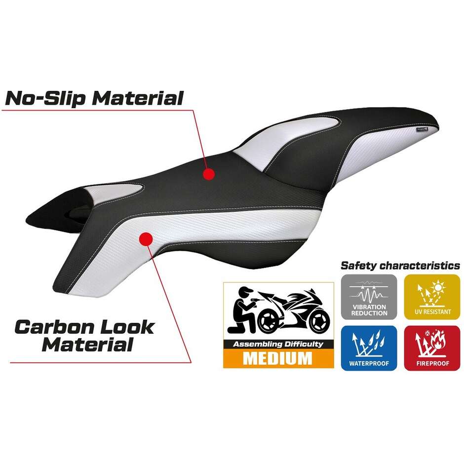 TPZ Italia Sitzbezug speziell für BMW K 1300 R 2009 - 2016 Boston Modell