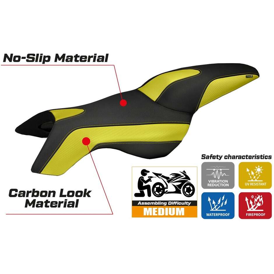 TPZ Italia Sitzbezug speziell für BMW K 1300 R 2009 - 2016 Boston Modell