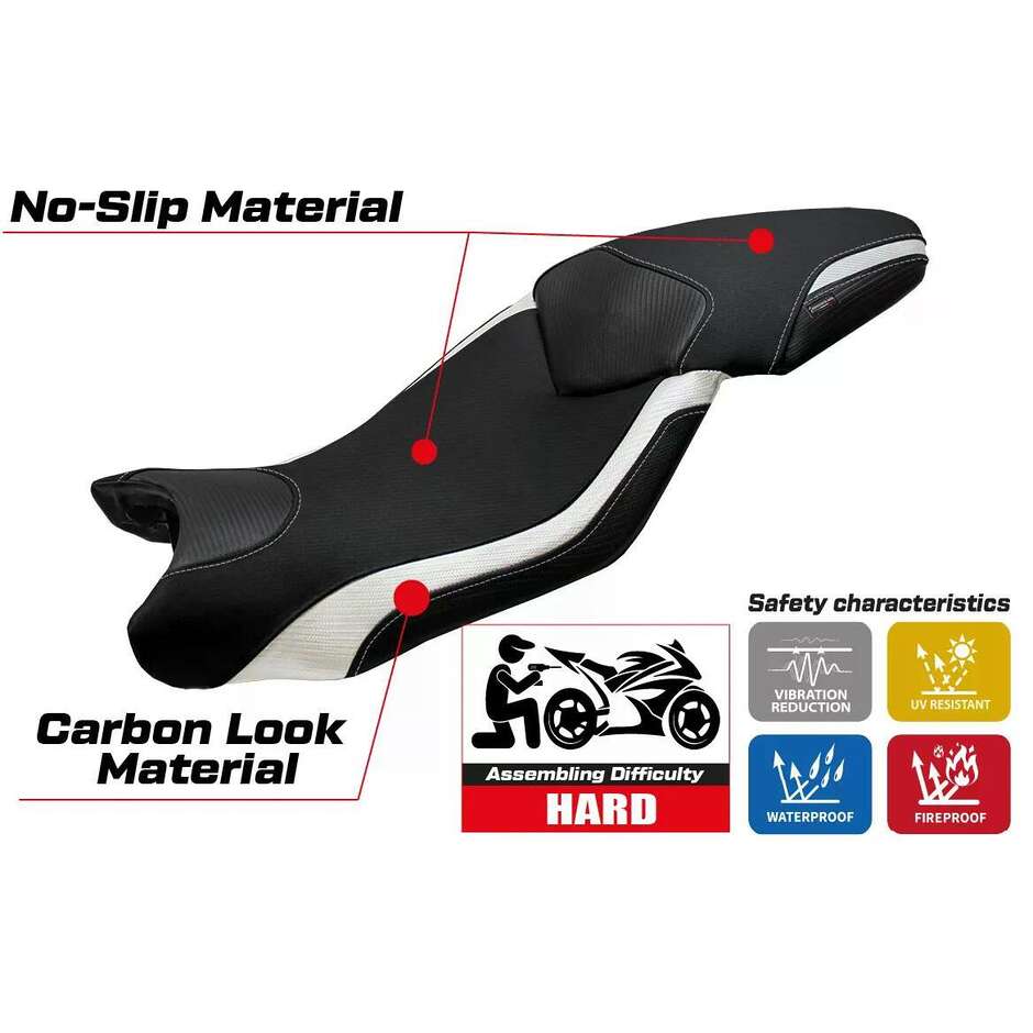 TPZ Italia Sitzbezug speziell für BMW S 1000 XR 2015–2019, Modell Ardea