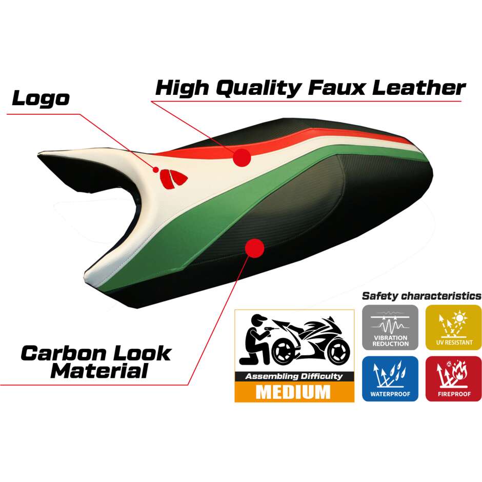 TPZ Italia Sitzbezug speziell für das Freccia-Modell Ducati Monster 1994–2007