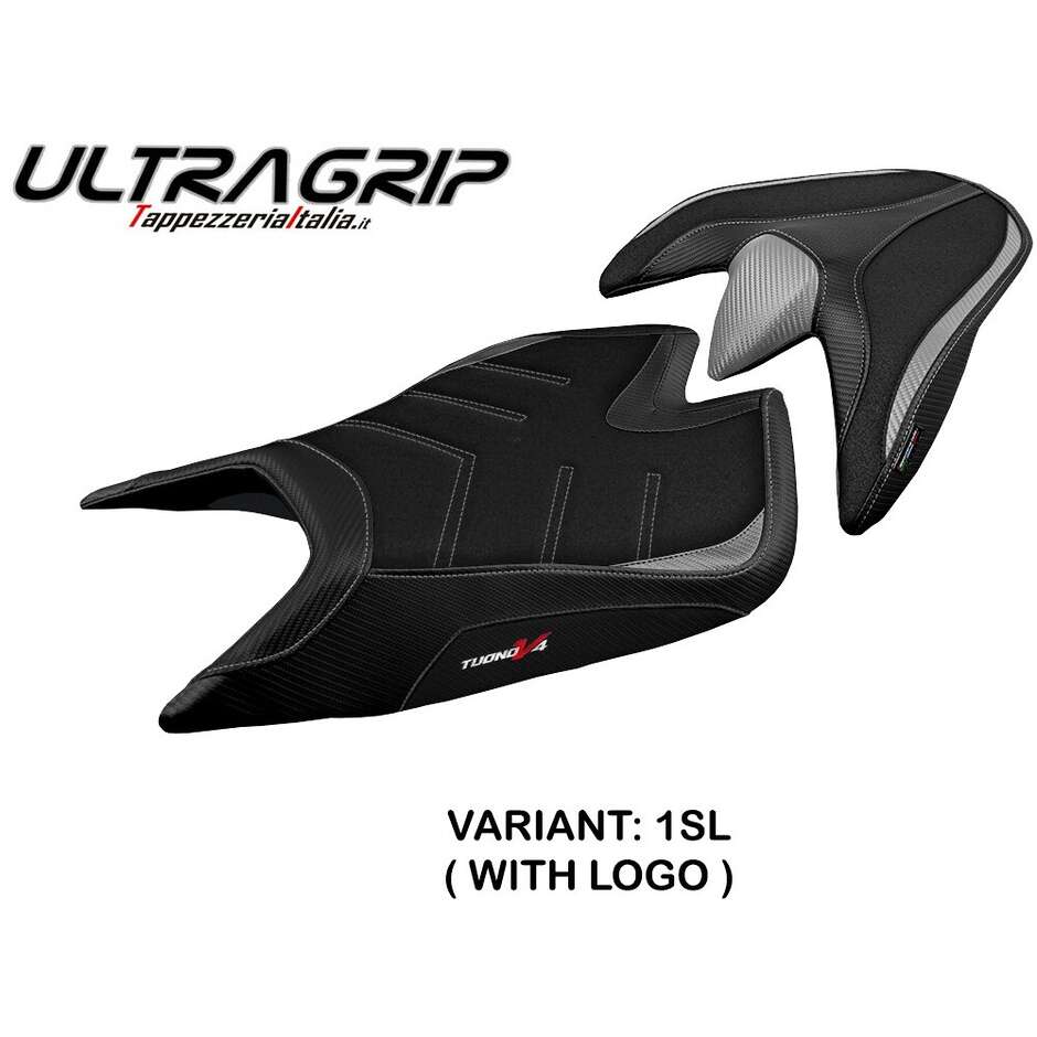 TPZ Italia Sitzbezug speziell für das Modell Aprilia Tuono V4 2021-2025 Zuera Ultragrip