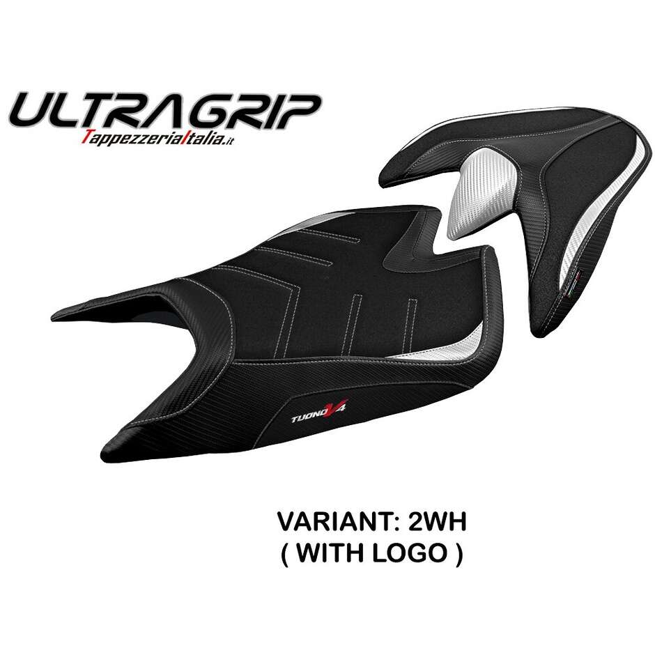 TPZ Italia Sitzbezug speziell für das Modell Aprilia Tuono V4 2021-2025 Zuera Ultragrip