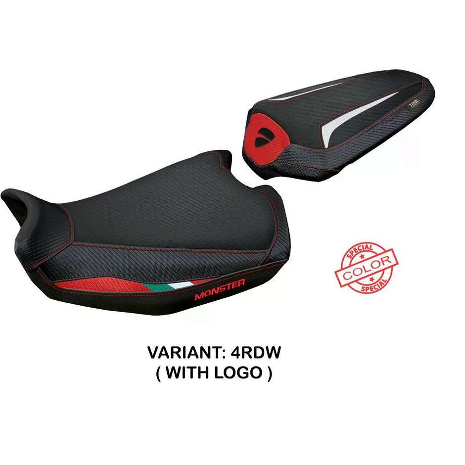 TPZ Italia Sitzbezug speziell für das Modell Ducati Monster 937950 20212025 Linosa