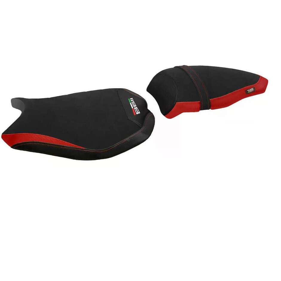 TPZ Italia Sitzbezug speziell für Ducati 848 / 1098 / 1198 (Modelljahre 2007–2013) mit Cervia Velvet Komfortsystem
