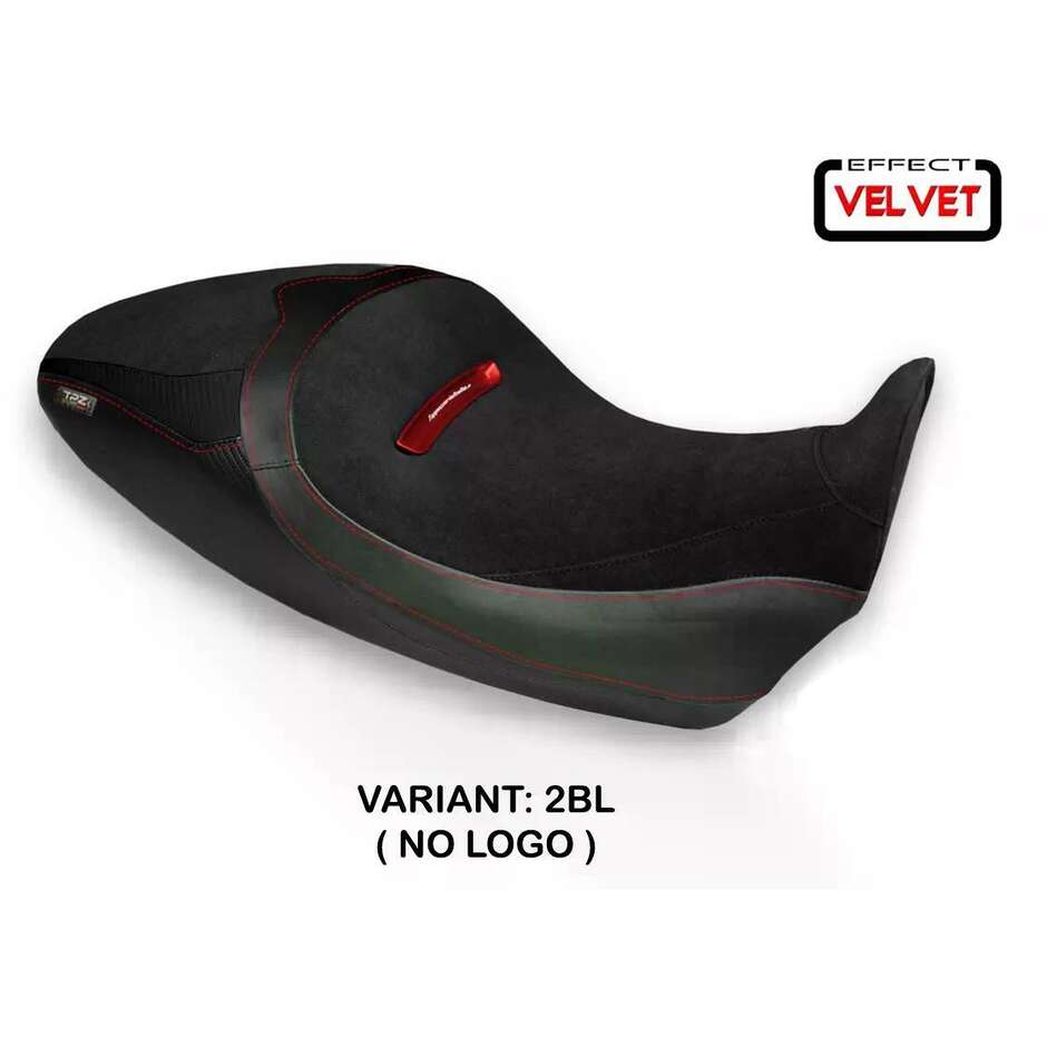 TPZ Italia Sitzbezug speziell für Ducati Diavel 1260 S (Modelljahre 2019–2022), Farbe: Braila 1 Velvet
