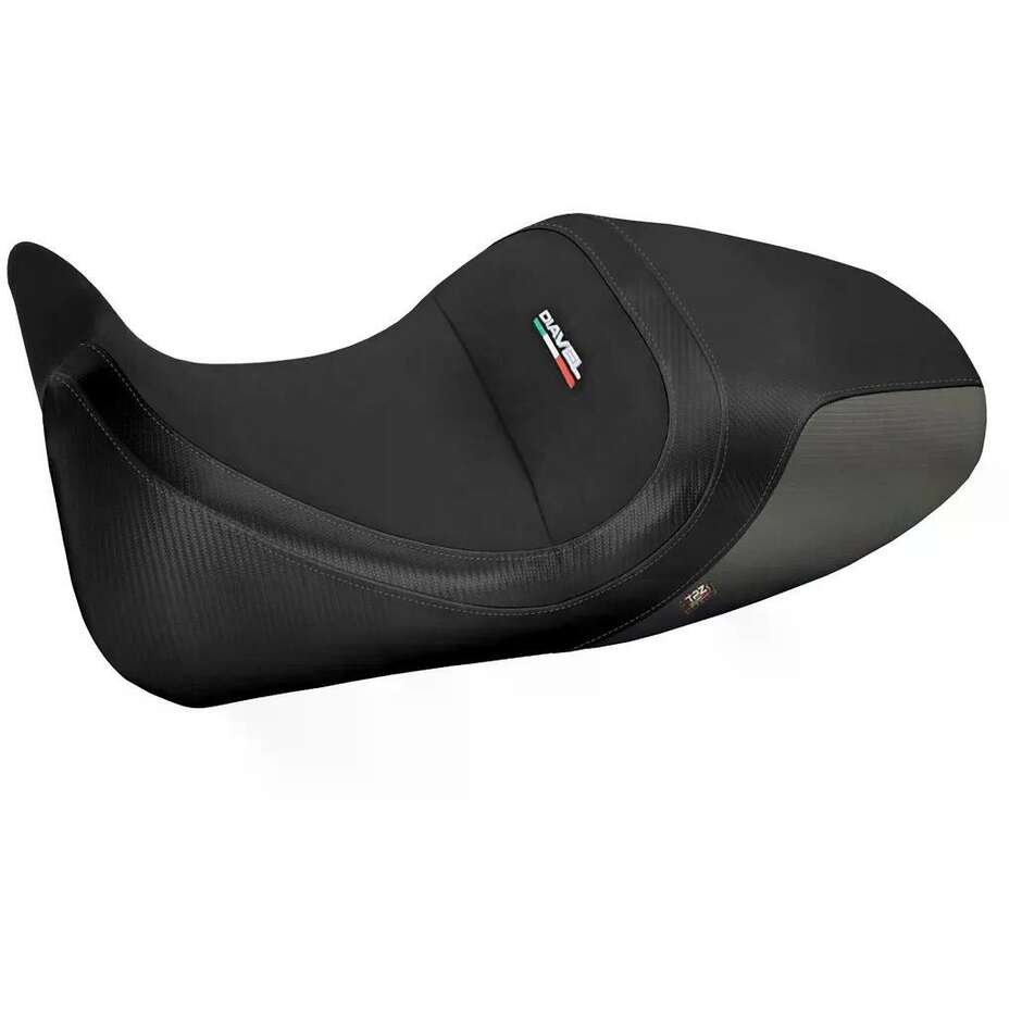 TPZ Italia Sitzbezug speziell für Ducati Diavel 2014–2018, Farbe: Imola 1, Samt