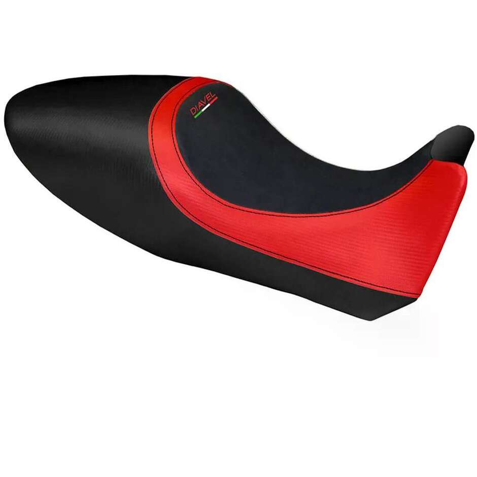 TPZ Italia Sitzbezug speziell für Ducati Diavel Modelle 2011-2013, Farbe Arezzo Carbon