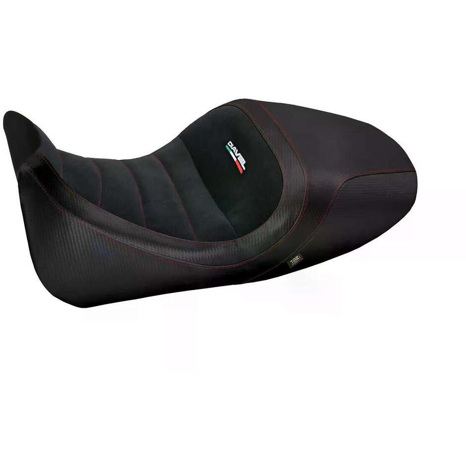 TPZ Italia Sitzbezug speziell für Ducati Diavel (Modelljahre 2014–2018), Imola 1 Velvet Comfort System