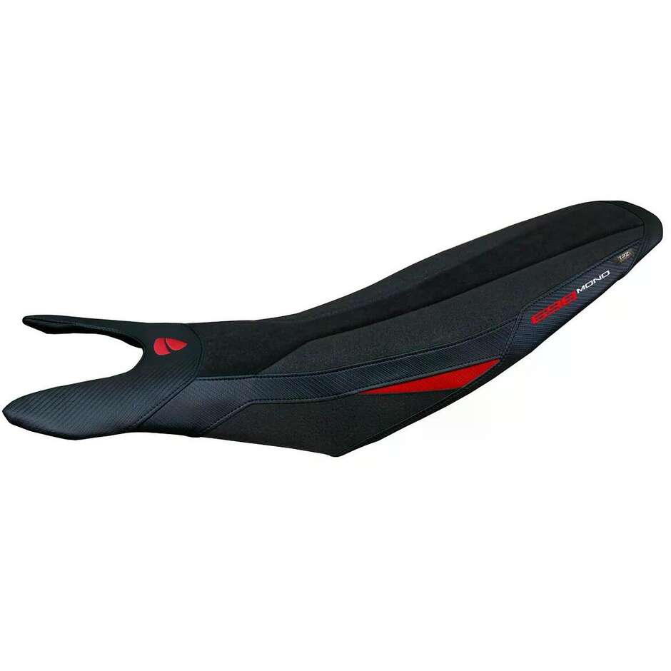 TPZ Italia Sitzbezug speziell für Ducati Hypermotard 698 Mono 2024/2025 Cairoli Velvet Ultragrip Modell