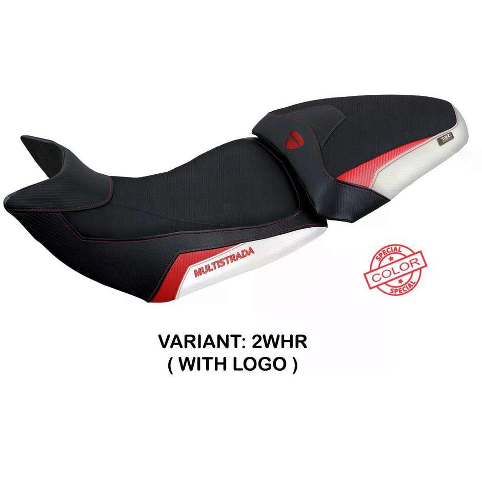 TPZ Italia Sitzbezug speziell für Ducati Multistrada 1200 / 1260 (2015–2020), Modell Jazan