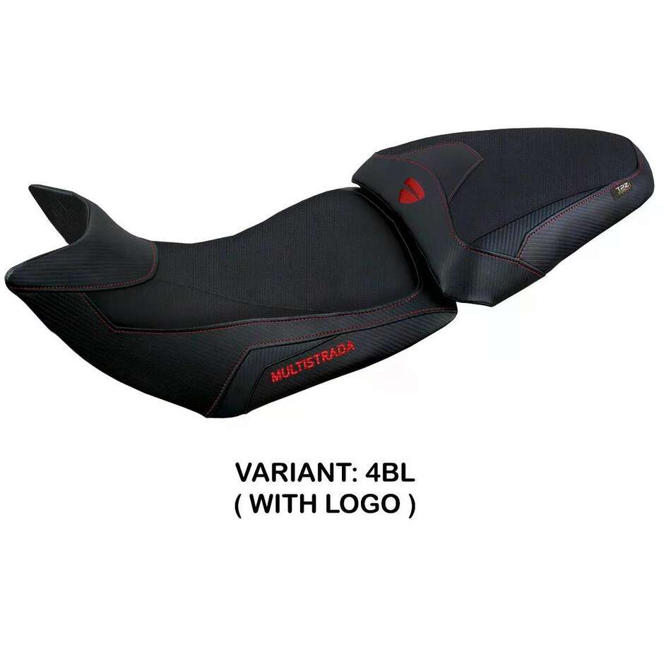 TPZ Italia Sitzbezug speziell für Ducati Multistrada 1200 / 1260 (2015–2020), Modell Jazan