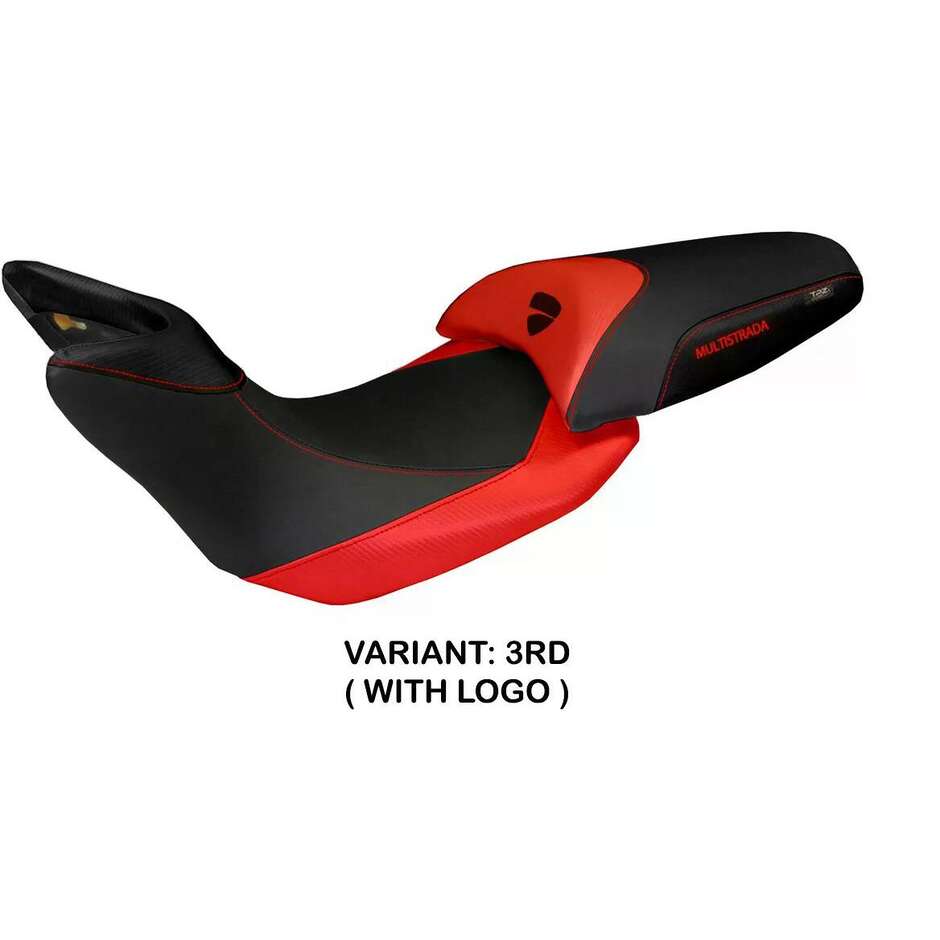 TPZ Italia Sitzbezug speziell für Ducati Multistrada 1200 2010 2011 Modell Noto 3