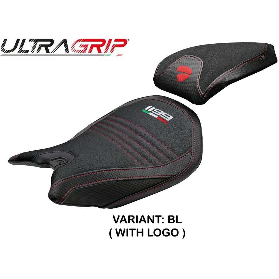 TPZ Italia Sitzbezug speziell für Ducati Panigale 1199 2011-2015 Modell Pesaro Ultragrip