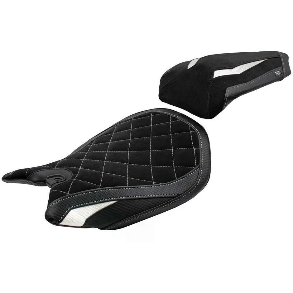 TPZ Italia Sitzbezug speziell für Ducati Panigale 1199 (Modelljahre 2011–2015), Pesaro Velvet Special Edition