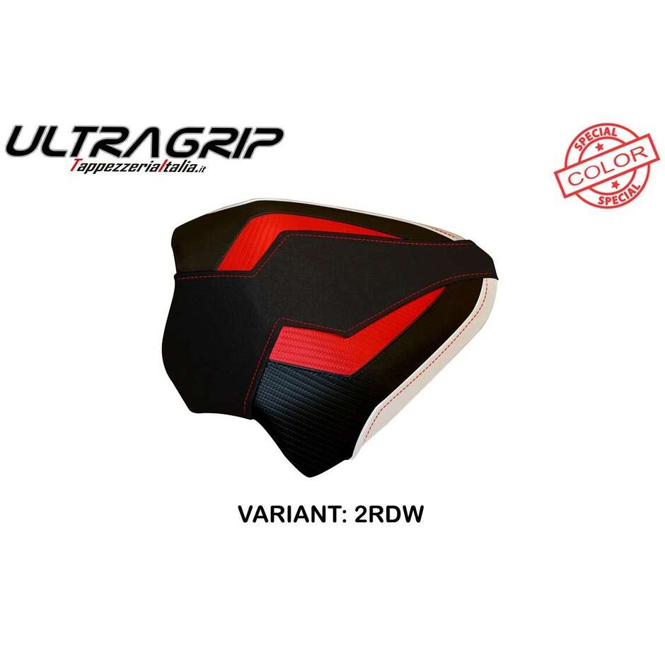TPZ Italia Sitzbezug speziell für Ducati Panigale V4 (Modelljahre 2018–2024), Tenby-Sonderfarbe, Ultragrip