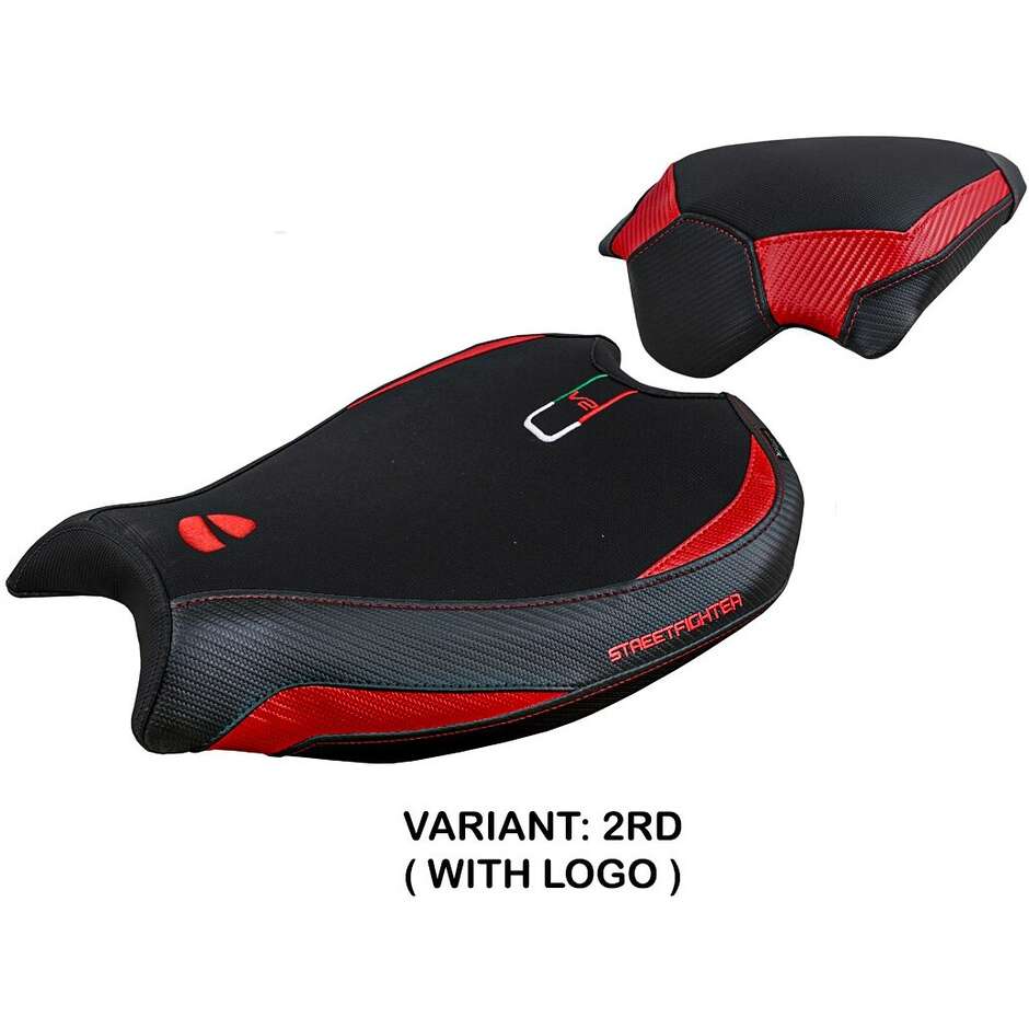 TPZ Italia Sitzbezug speziell für Ducati Streetfighter V2 2022 2024 Modell Mina