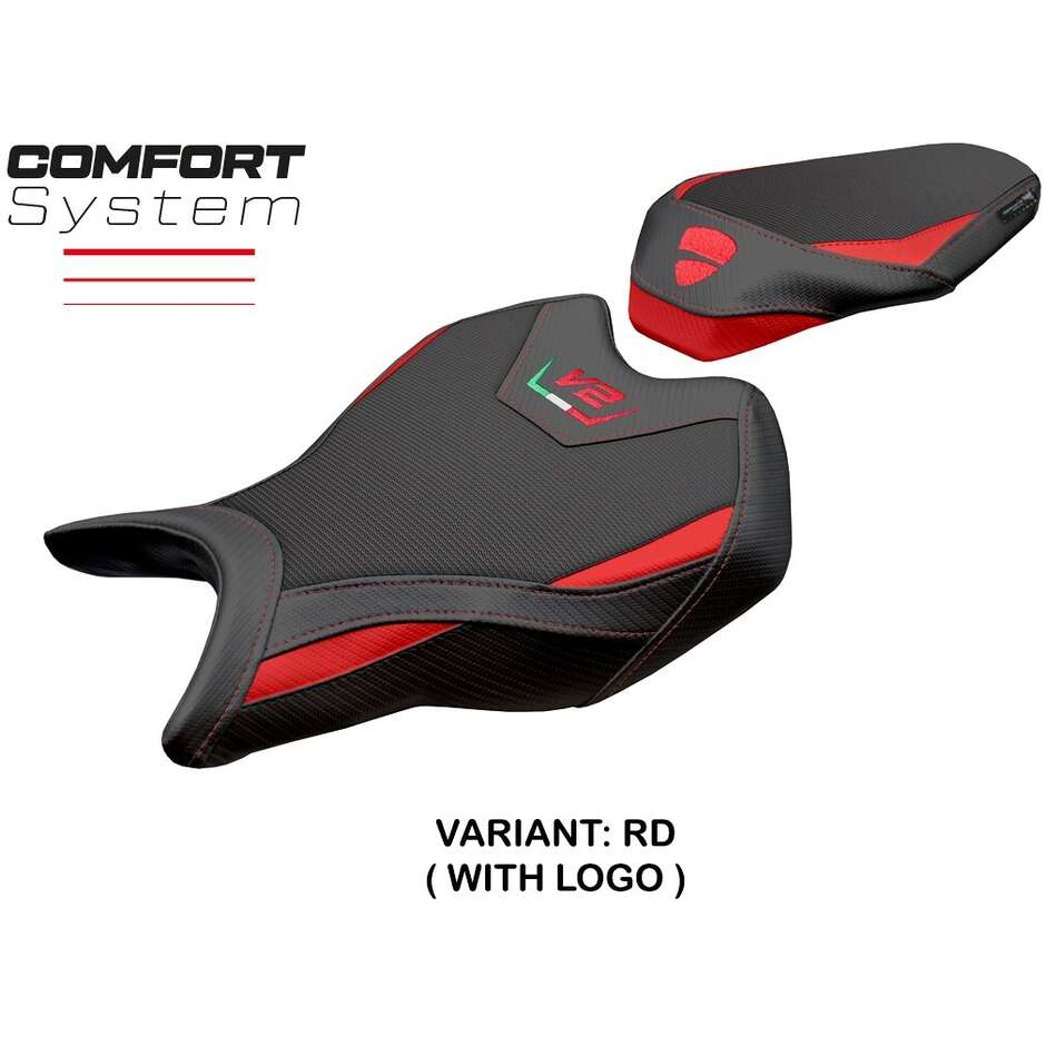 TPZ Italia Sitzbezug speziell für Ducati Streetfighter V2 2025 Modell Roveri Komfortsystem